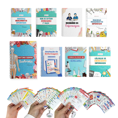 Combo Completo EnferGrazi: 8 livros e 4 coleções de cards