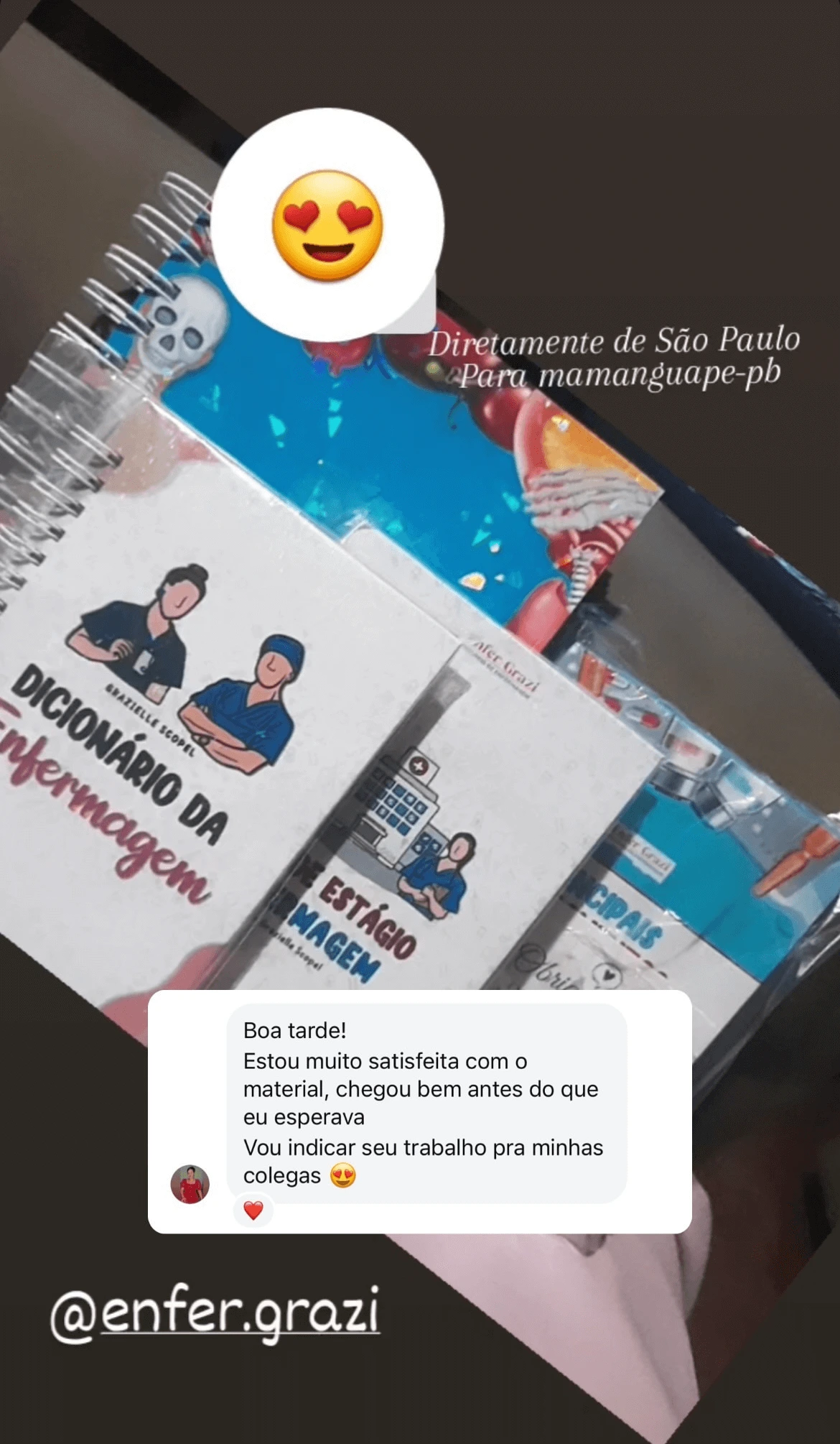 Feedback de cliente EnferGrazi