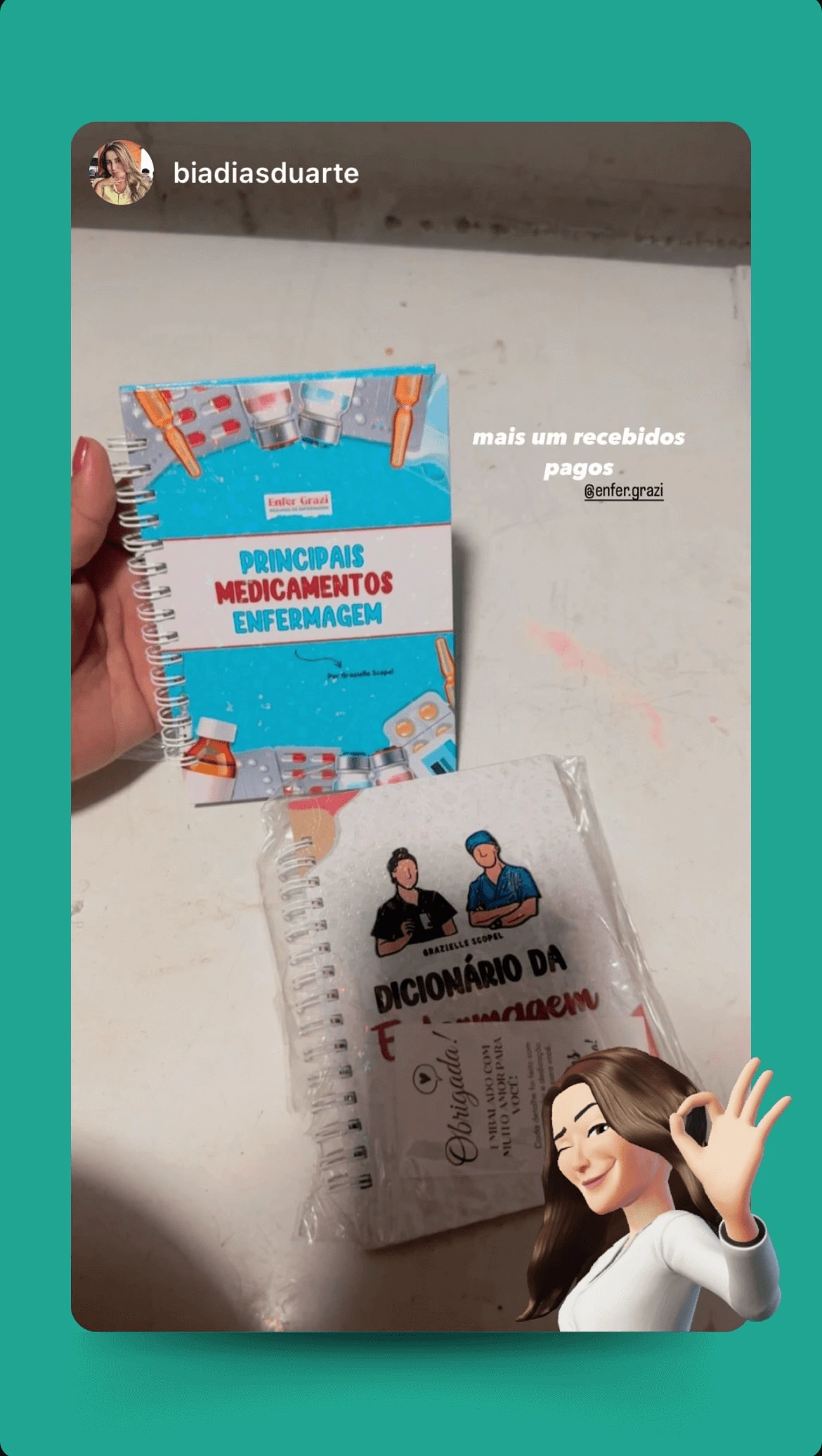 Feedback de cliente EnferGrazi