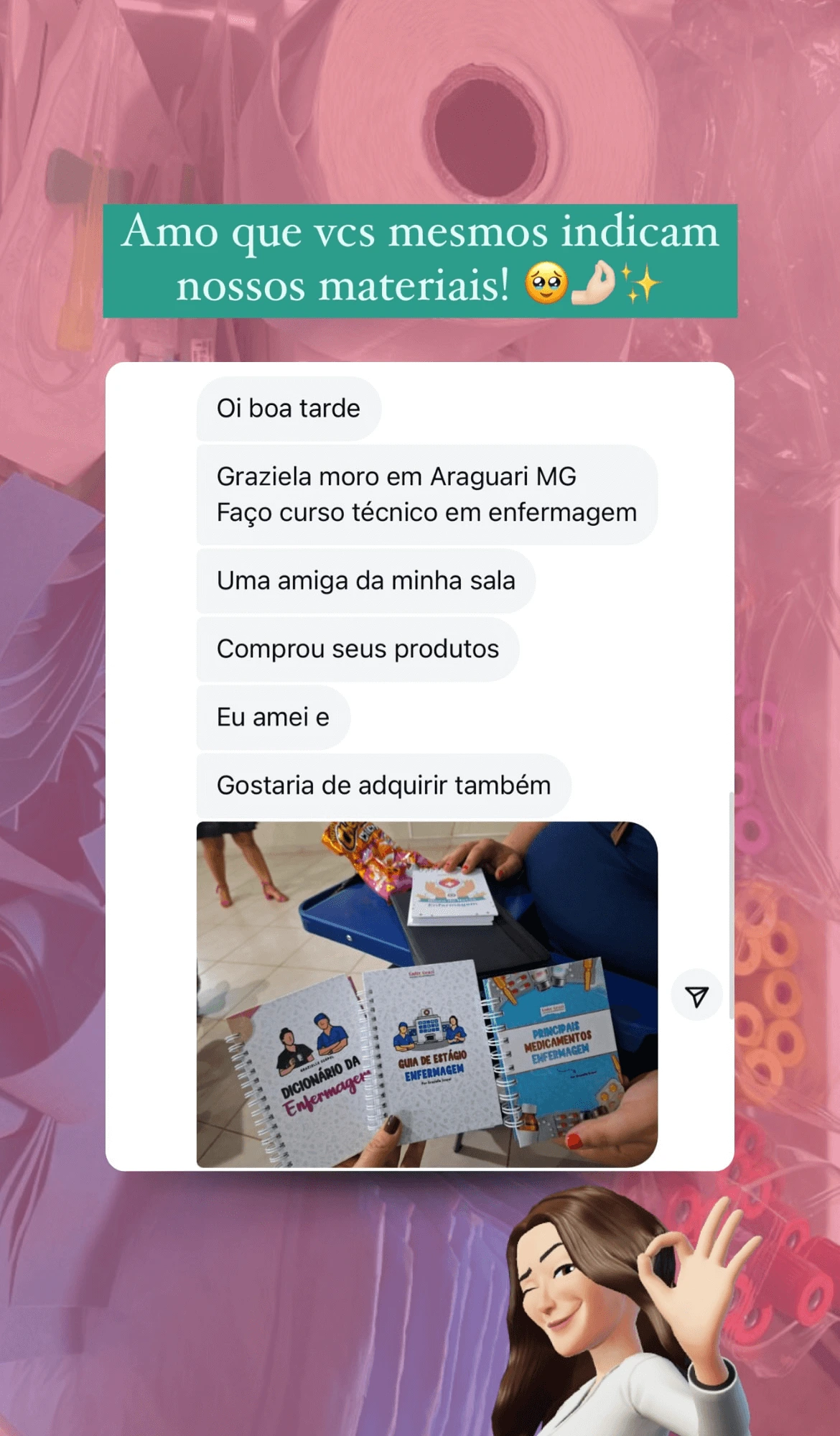 Feedback de cliente EnferGrazi