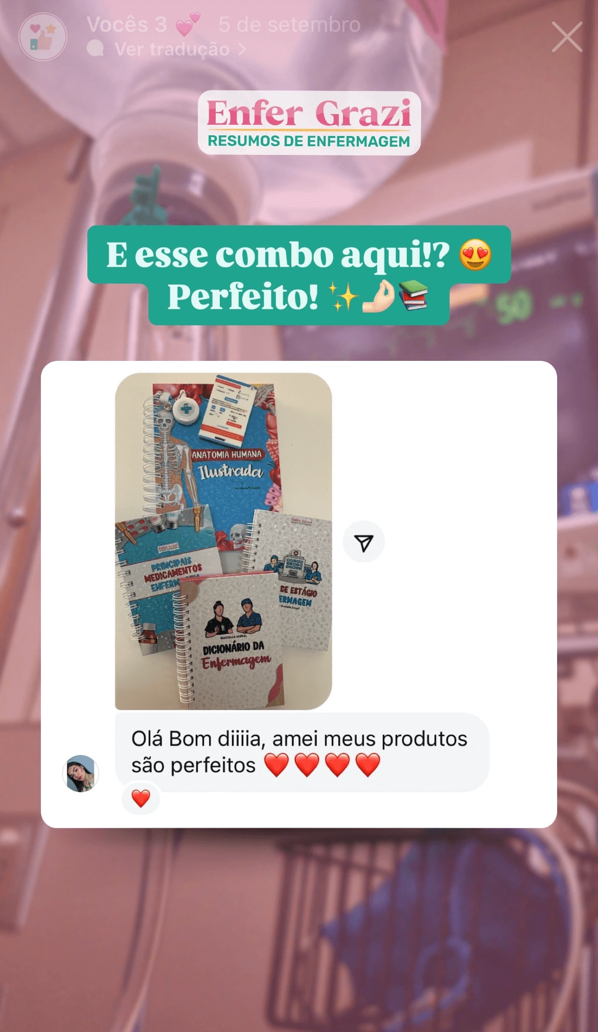 Feedback de cliente EnferGrazi