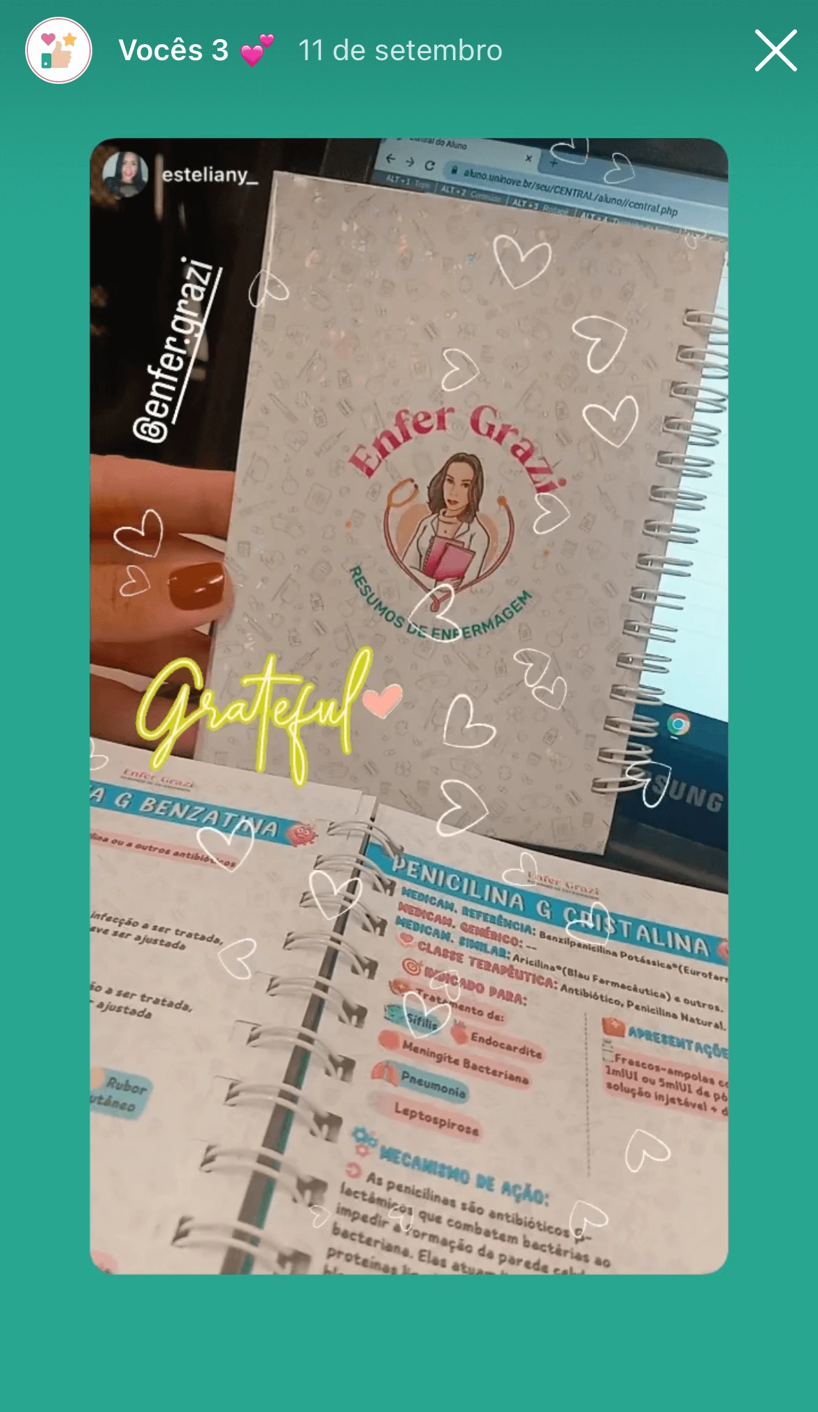 Feedback de cliente EnferGrazi