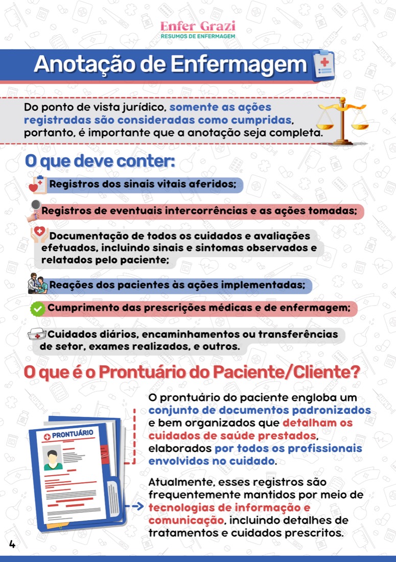 O que a anotação precisa conter, na visão jurídica
