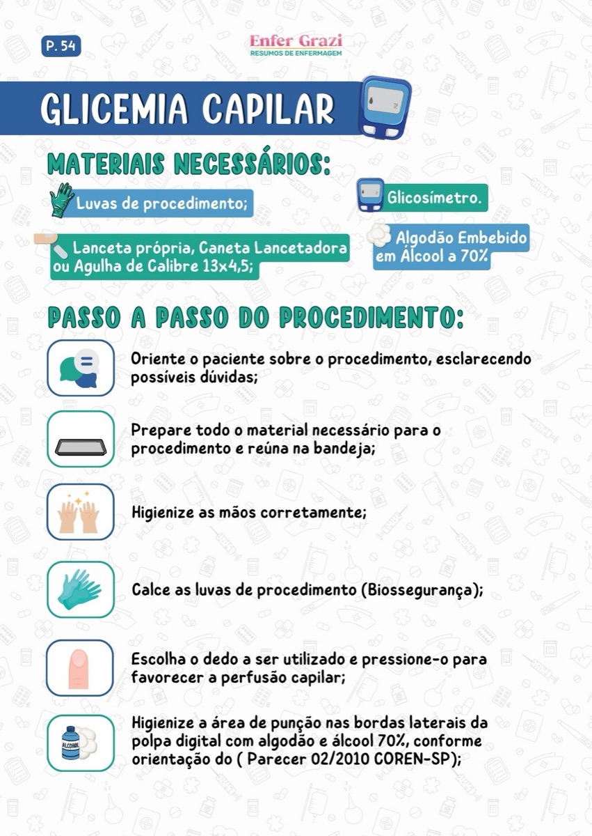Glicemia capilar: materiais e passo a passo do procedimento
