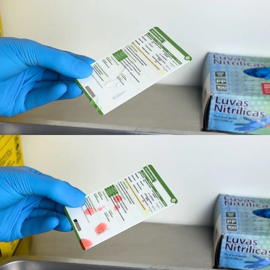 Demonstração real da laminação dos EnferCards