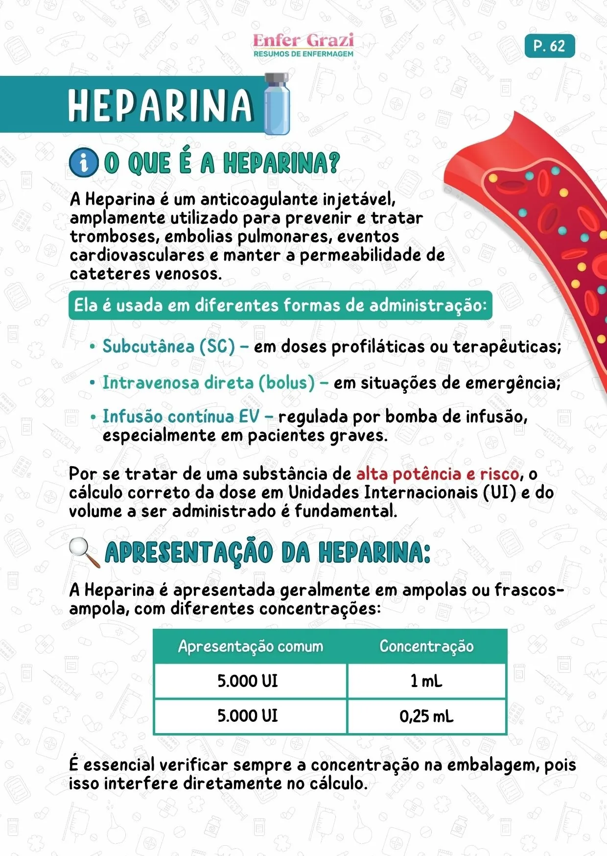 Página Heparina