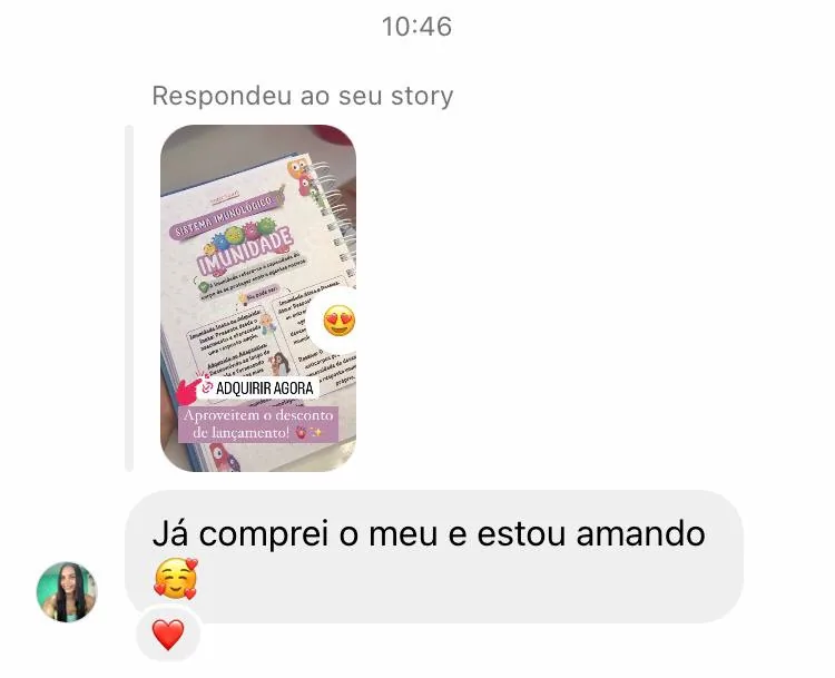 Feedback de aluna EnferGrazi
